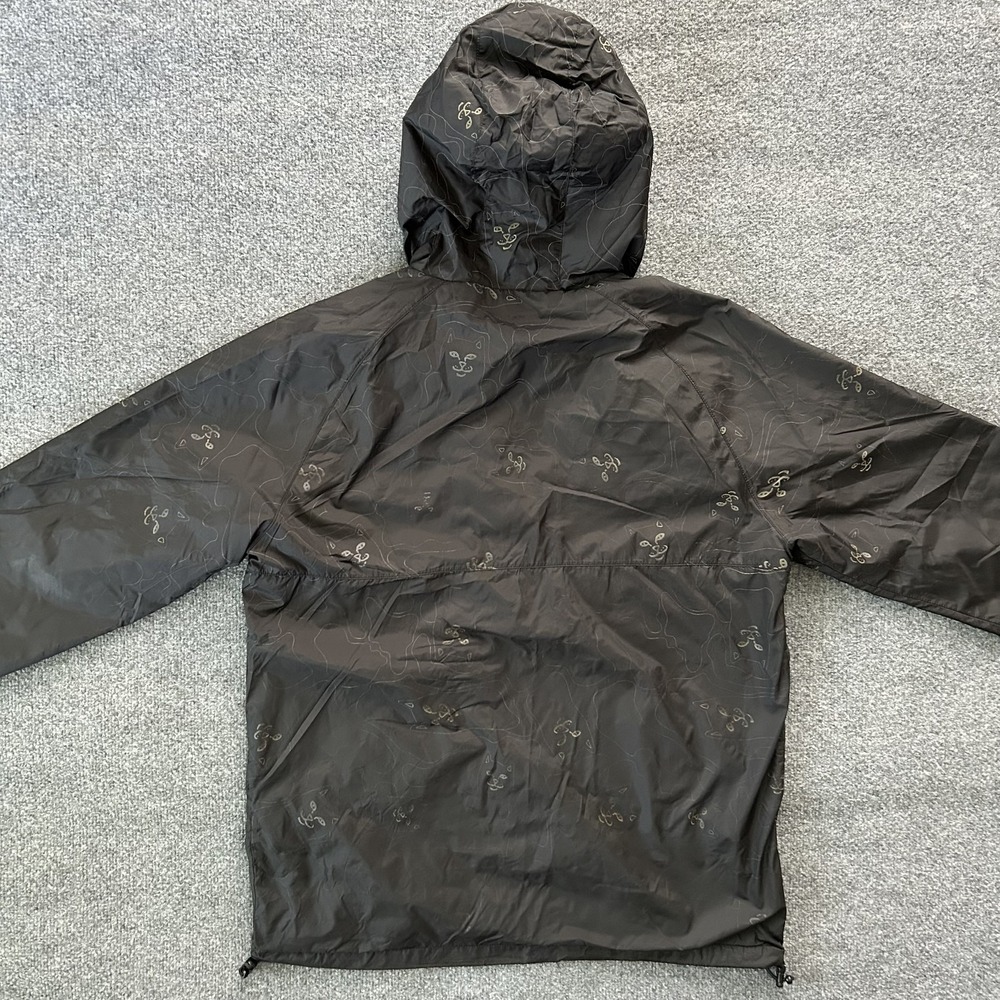 Ripndip Jacket Mens Large Cat Face Print Pullover Hooded Windbreaker Drawstring - Picture 9 of 13